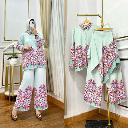 SISMONDY Everyday Rayon Terno Dress