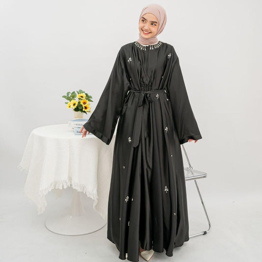 JENWILL Two-Set Cardigan Dress (No Hijab)