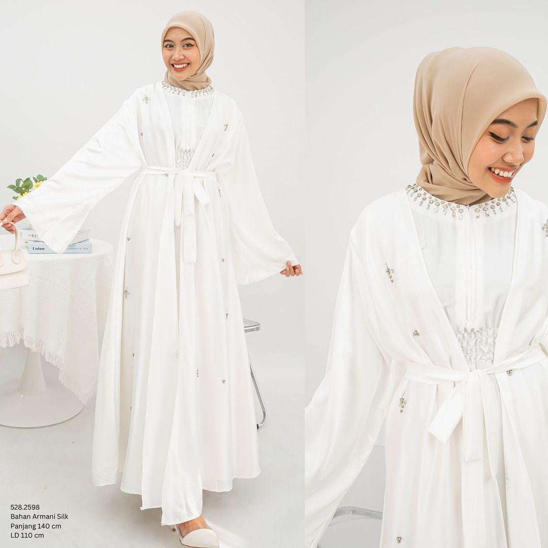 JENWILL Two-Set Cardigan Dress (No Hijab)