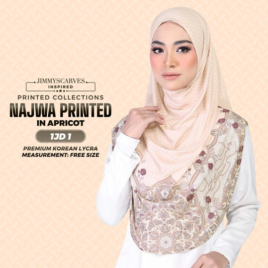 JIMMYSCARVES Najwa Sarung Printed Instant Hijab