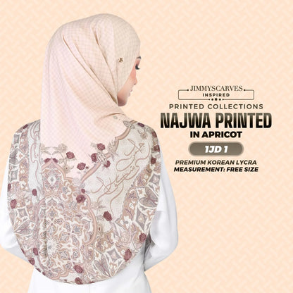 JIMMYSCARVES Najwa Sarung Printed Instant Hijab