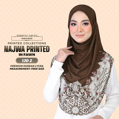 JIMMYSCARVES Najwa Sarung Printed Instant Hijab