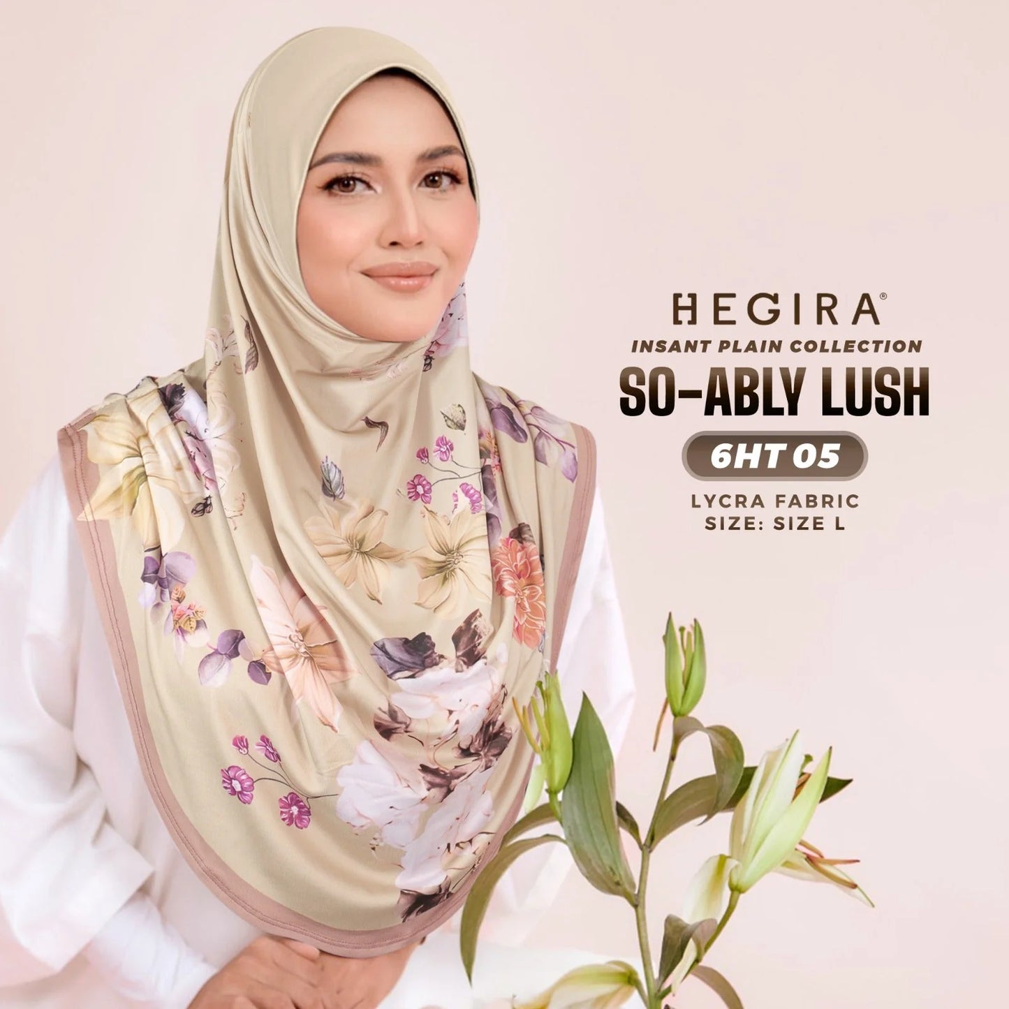 HEGIRA SO-ABLY LUSH Instant Hijab (6HT)