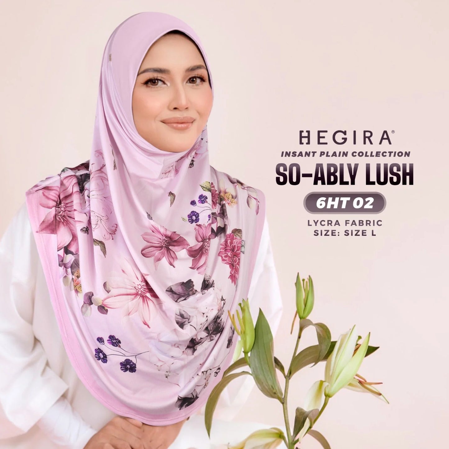 HEGIRA SO-ABLY LUSH Instant Hijab (6HT)