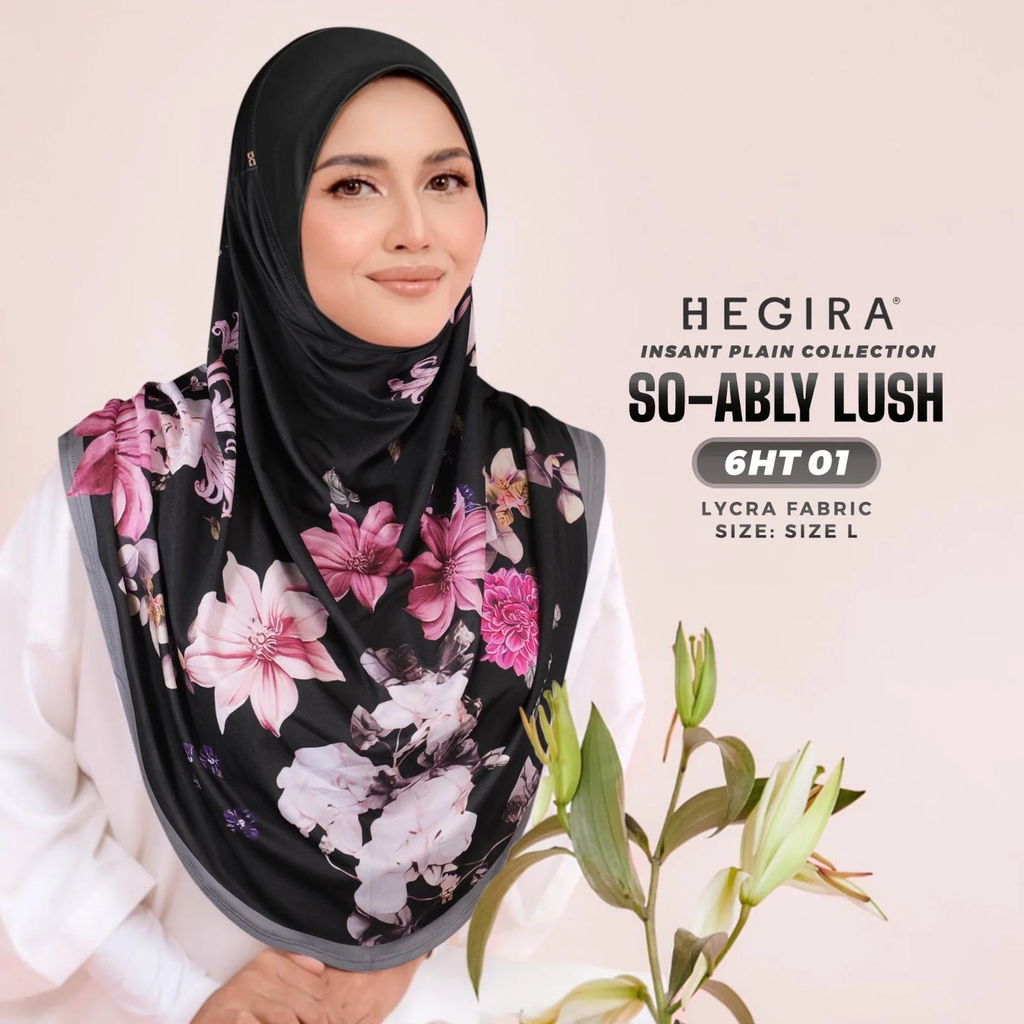 HEGIRA SO-ABLY LUSH Instant Hijab (6HT)