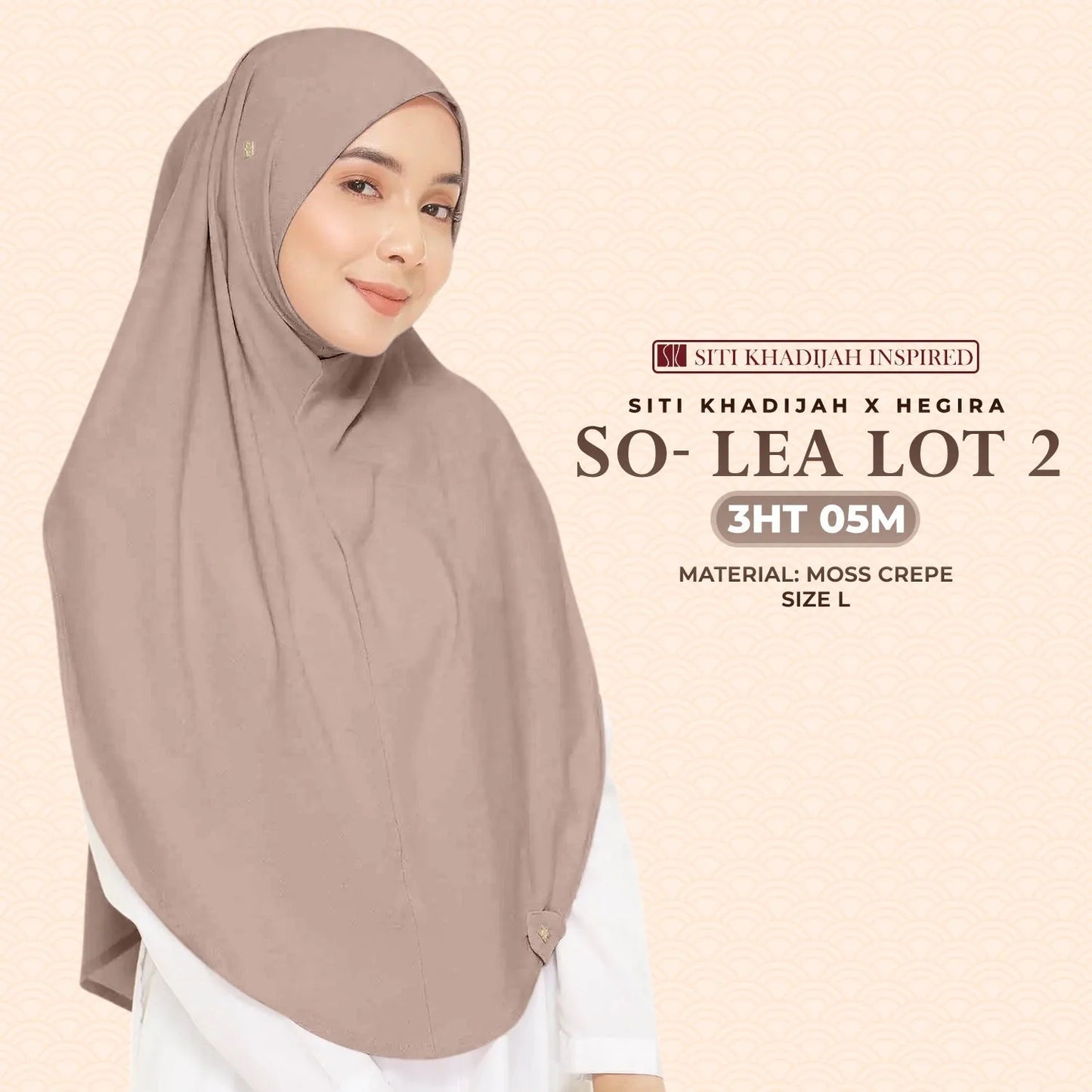 HEGIRA So-Lea Instant Hijab (Siti Khadijah X Hegira)