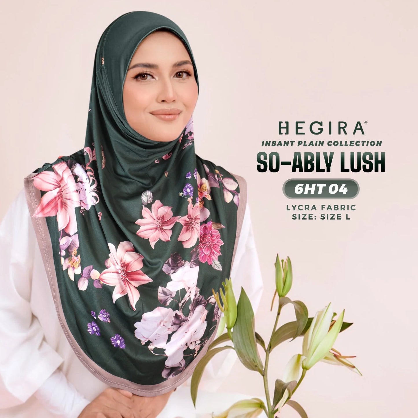 HEGIRA SO-ABLY LUSH Instant Hijab (6HT)