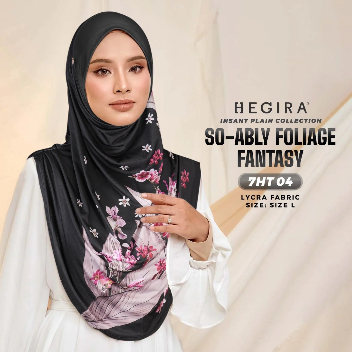 HEGIRA SO-ABLY FOLIAGE FANTASY Instant Hijab (7HT)