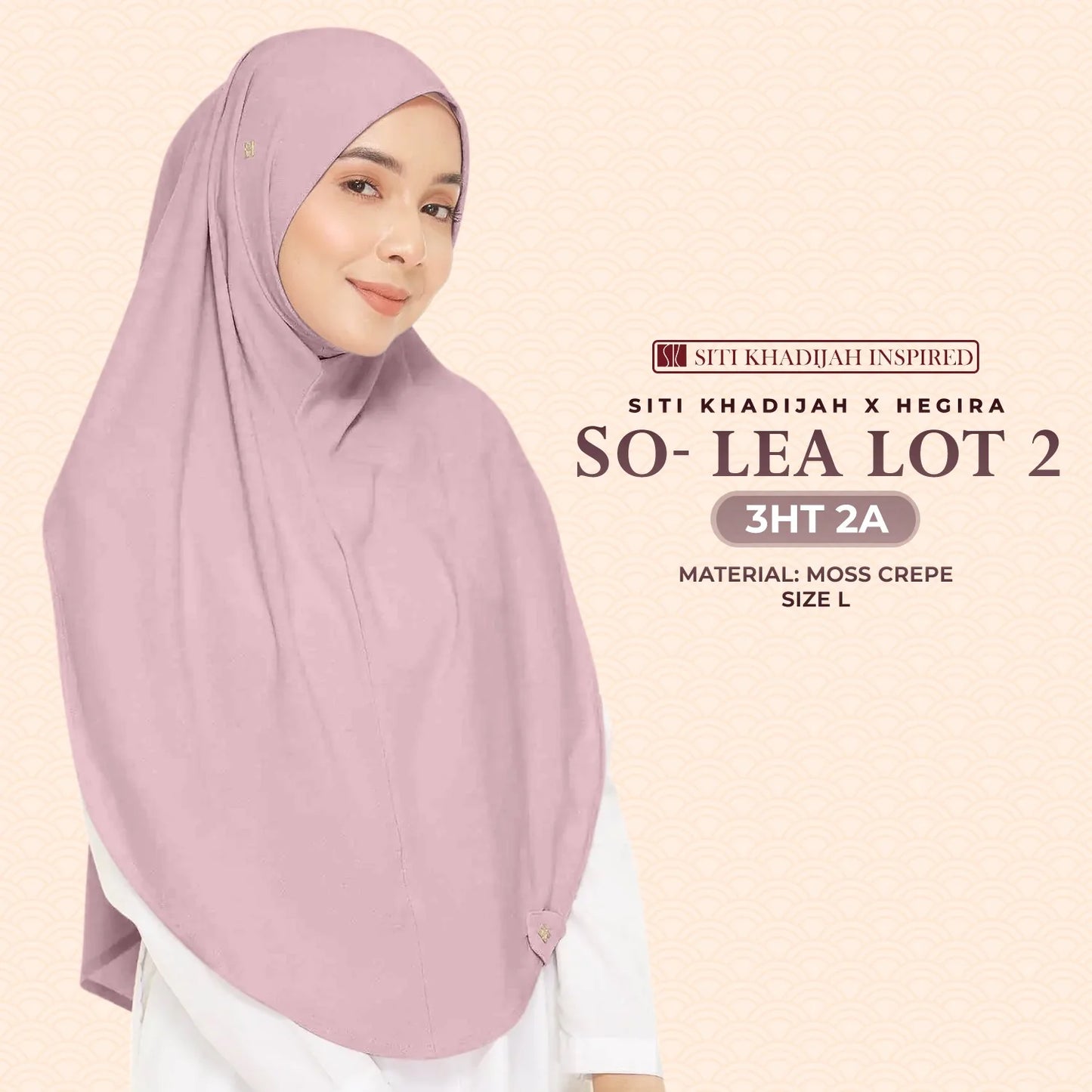 HEGIRA So-Lea Instant Hijab (Siti Khadijah X Hegira)