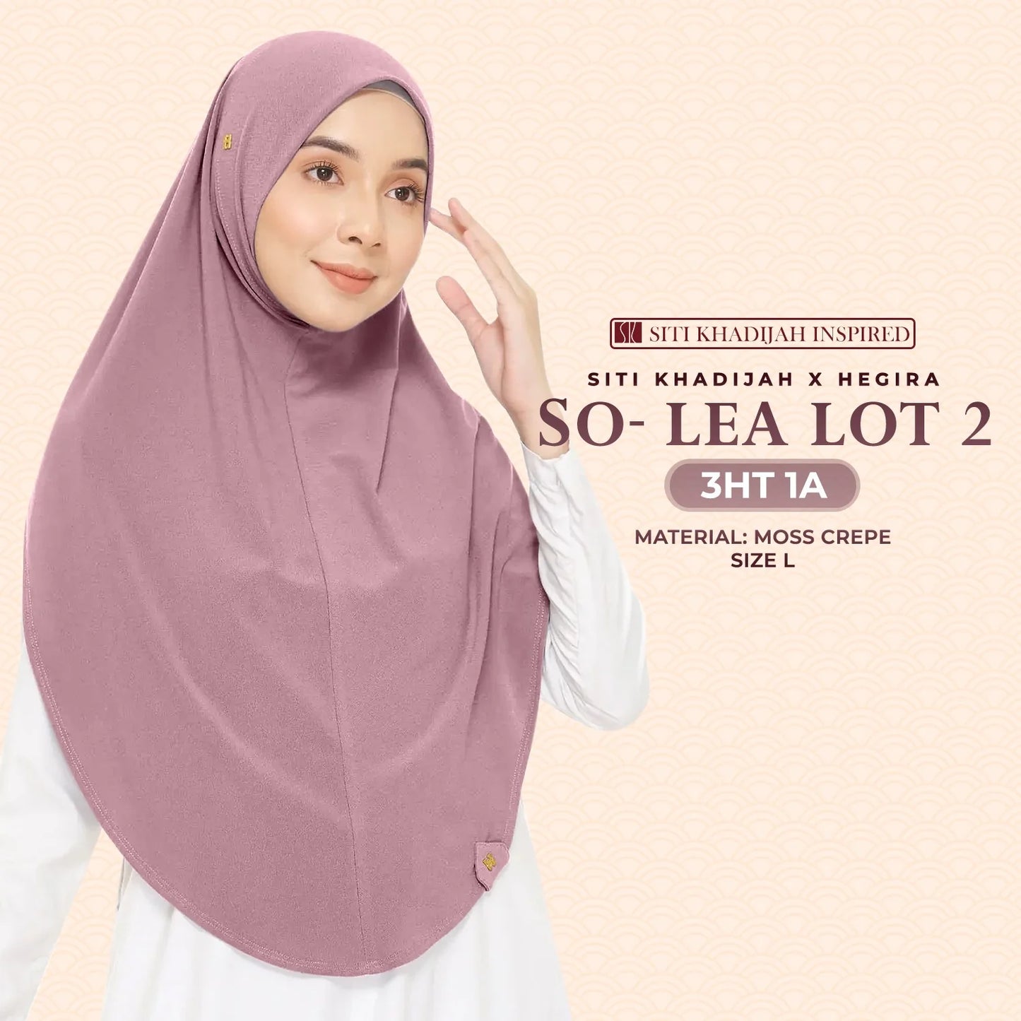 HEGIRA So-Lea Instant Hijab (Siti Khadijah X Hegira)