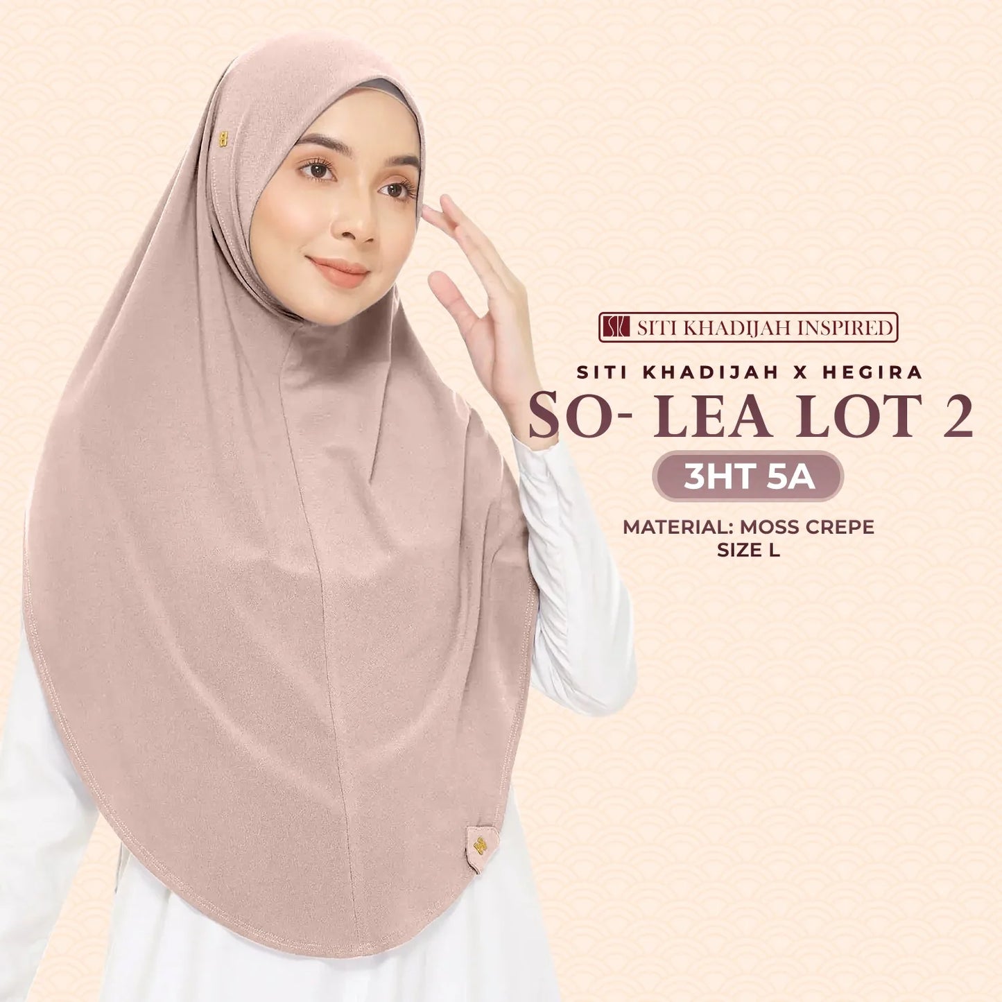 HEGIRA So-Lea Instant Hijab (Siti Khadijah X Hegira)