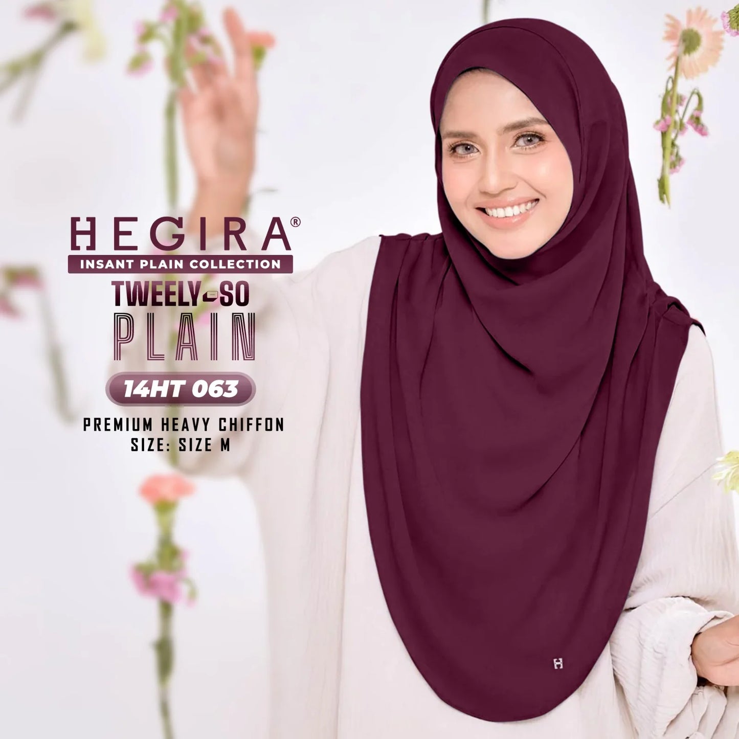 HEGIRA Tweely-So Basic Plain Instant Hijab