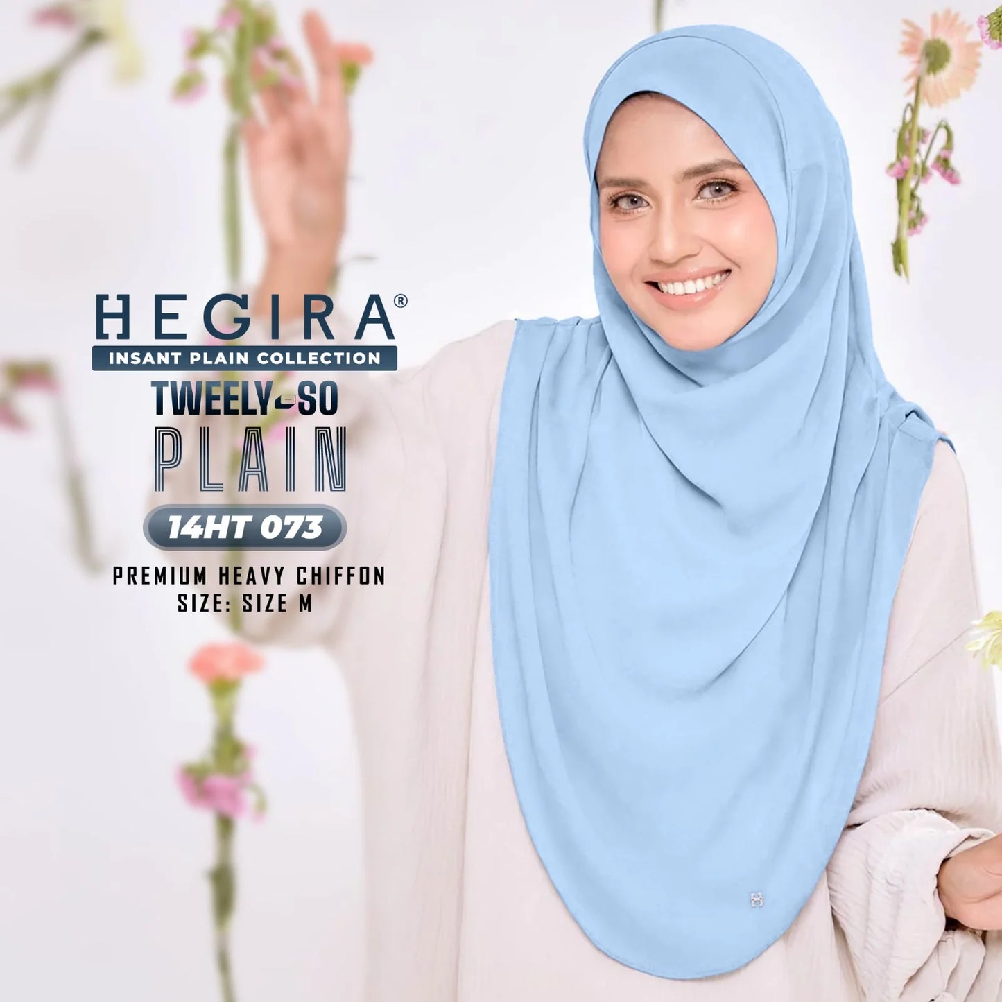 HEGIRA Tweely-So Basic Plain Instant Hijab