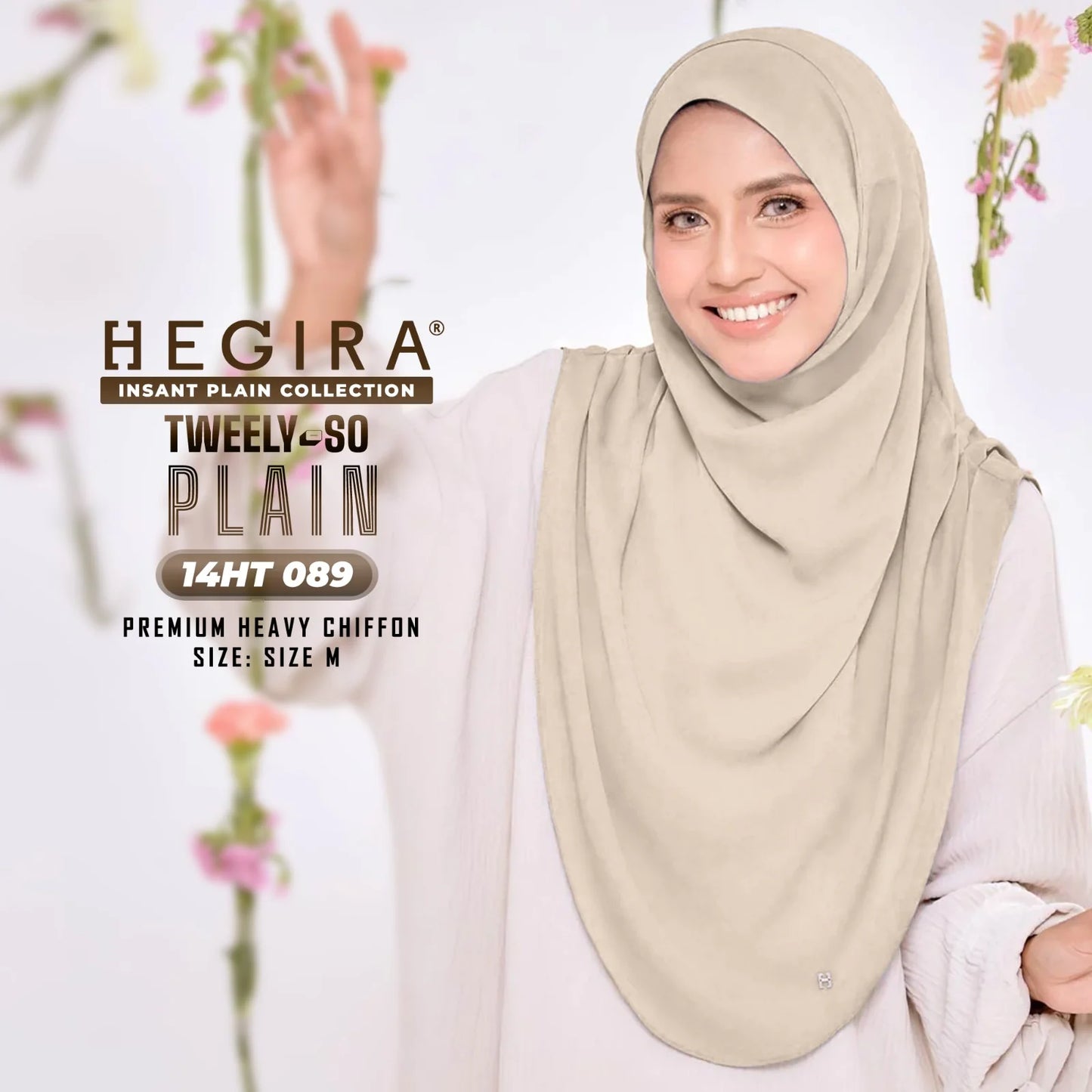 HEGIRA Tweely-So Basic Plain Instant Hijab