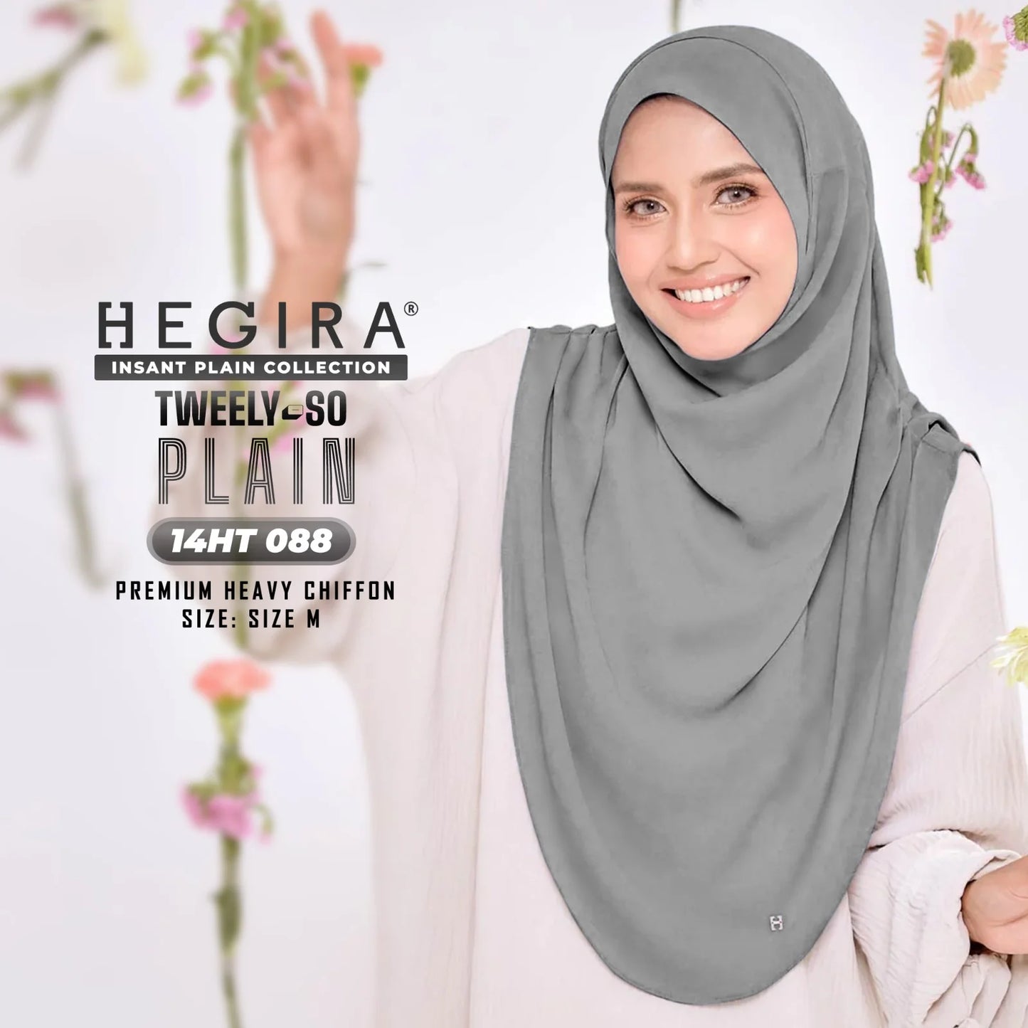 HEGIRA Tweely-So Basic Plain Instant Hijab