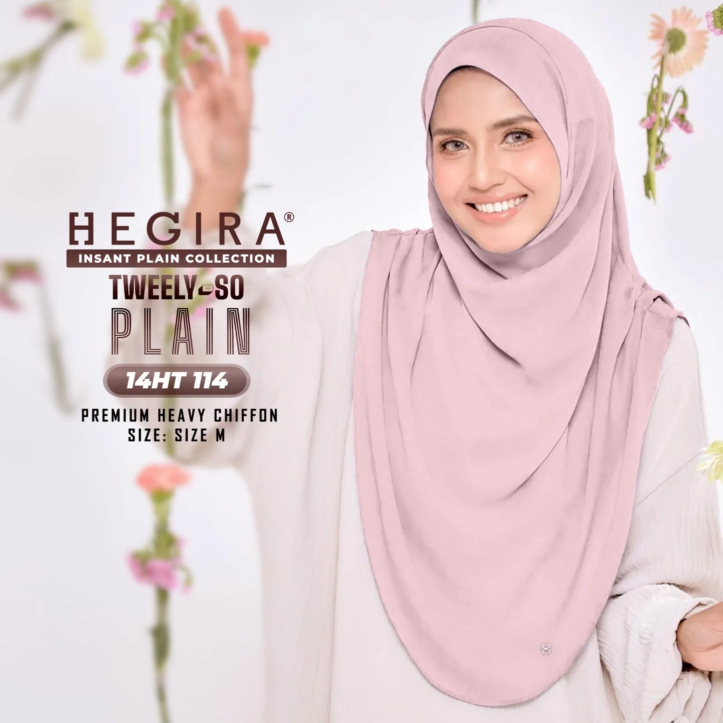 HEGIRA Tweely-So Basic Plain Instant Hijab