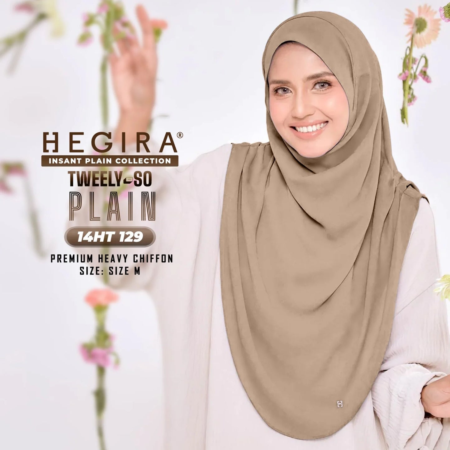 HEGIRA Tweely-So Basic Plain Instant Hijab