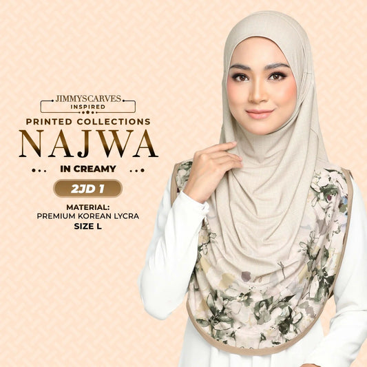 JIMMYSCARVES Najwa Printed Instant Sarung Collection (2JD)