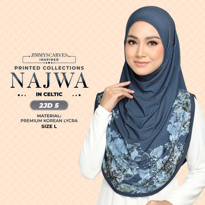 JIMMYSCARVES Najwa Printed Instant Sarung Collection (2JD)