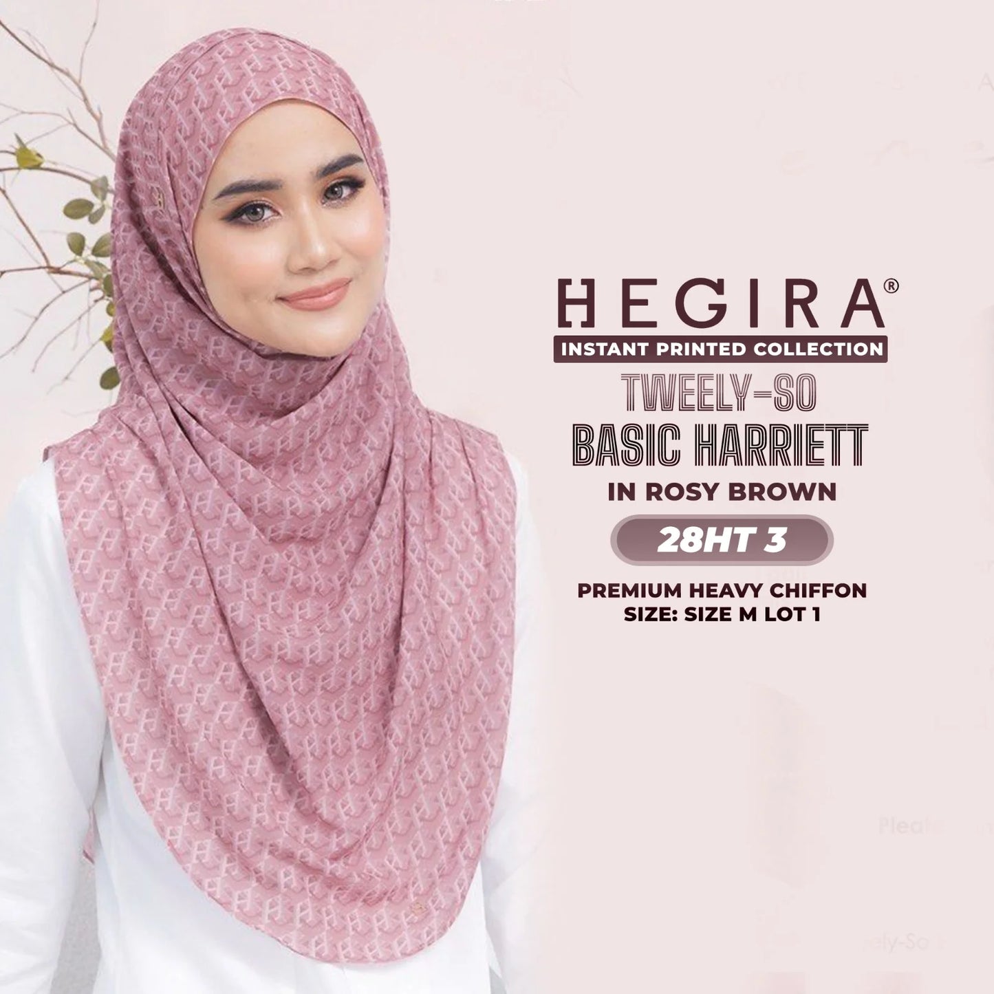 HEGIRA TWEELY-SO HARRIET Printed Instant Collection (28HT)