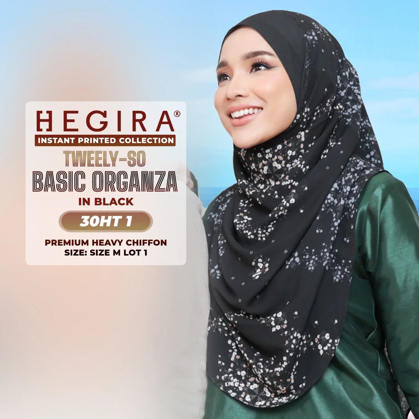 HEGIRA TWEELY-SO ORGANZA Printed Instant (30HT)