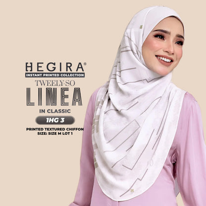 HEGIRA TWEELY-SO Linea Printed Textured Chiffon Collection (1HG)