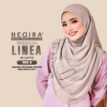 HEGIRA TWEELY-SO Linea Printed Textured Chiffon Collection (1HG)