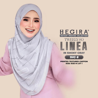 HEGIRA TWEELY-SO Linea Printed Textured Chiffon Collection (1HG)