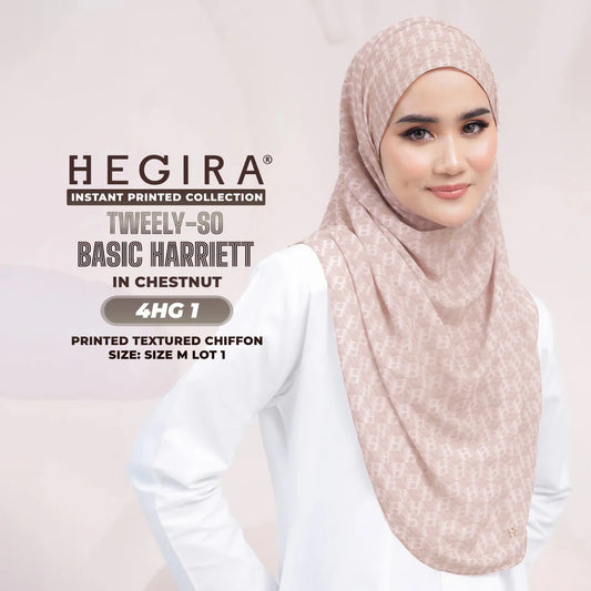 HEGIRA TWEELY-SO HARRIET Printed Textured Chiffon Collection (4HG)