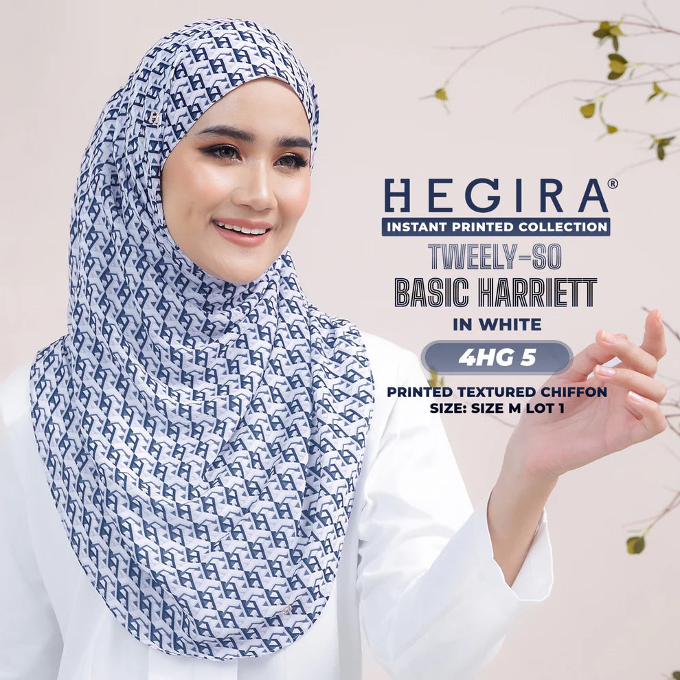 HEGIRA TWEELY-SO HARRIET Printed Textured Chiffon Collection (4HG)