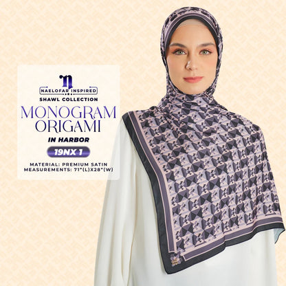 NAELOFAR Monogram Origami Shawl Collection (19NX)