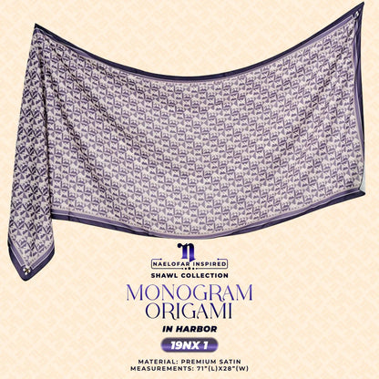 NAELOFAR Monogram Origami Shawl Collection (19NX)