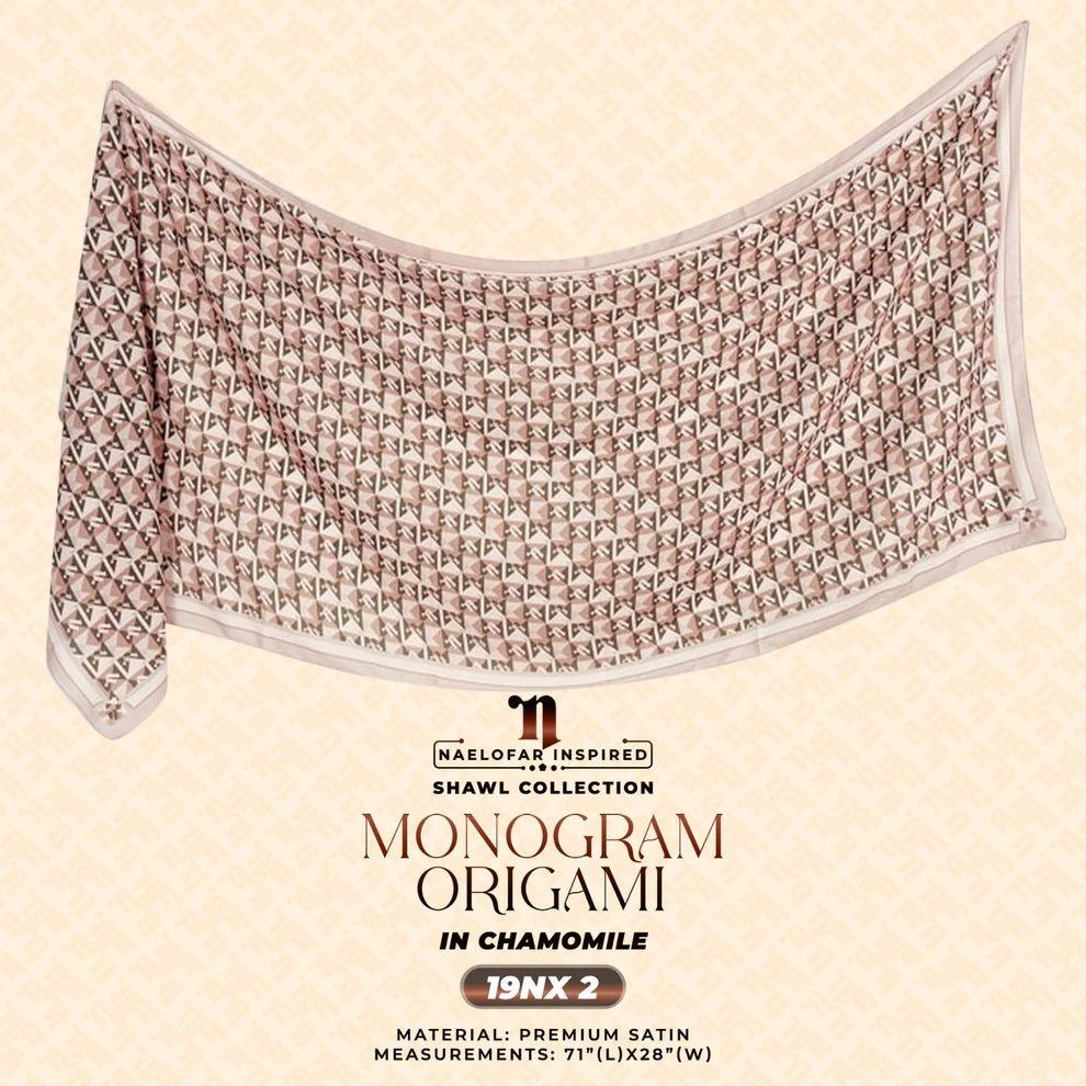 NAELOFAR Monogram Origami Shawl Collection (19NX)