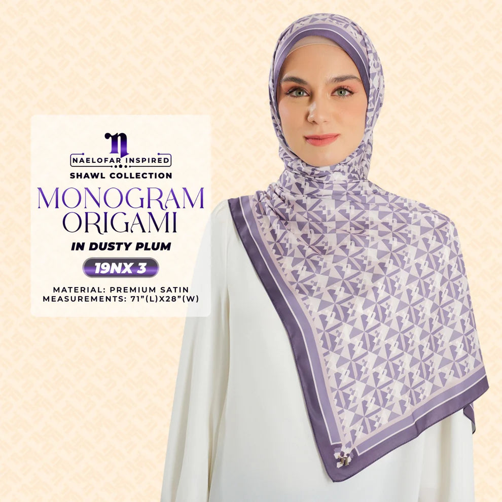 NAELOFAR Monogram Origami Shawl Collection (19NX)