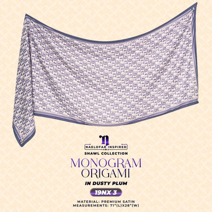 NAELOFAR Monogram Origami Shawl Collection (19NX)