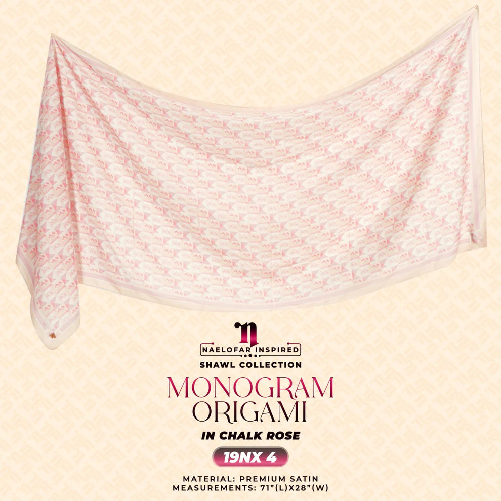 NAELOFAR Monogram Origami Shawl Collection (19NX)