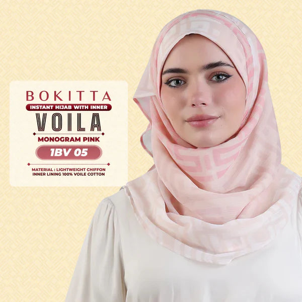 BOKITTA Monogram Voila Printed With Inner & Box Collection (1BV)