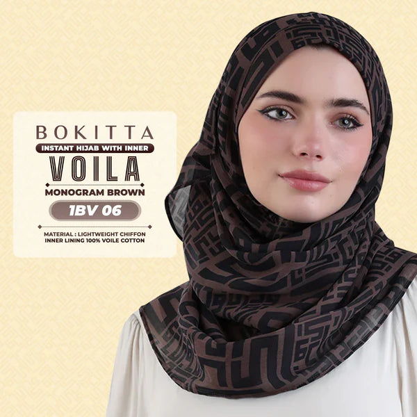 BOKITTA Monogram Voila Printed With Inner & Box Collection (1BV)