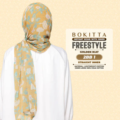 BOKITTA Golden Ikat Freestyle With Inner & Box (2BB)