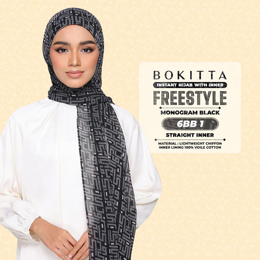 BOKITTA Monogram 2 Freestyle Printed With Inner & Box Collection (6BB)