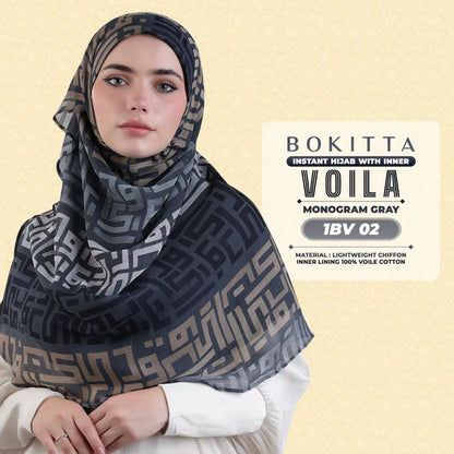 BOKITTA Monogram Voila Printed With Inner & Box Collection (1BV)