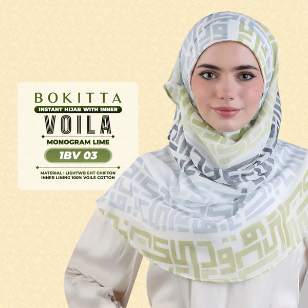 BOKITTA Monogram Voila Printed With Inner & Box Collection (1BV)