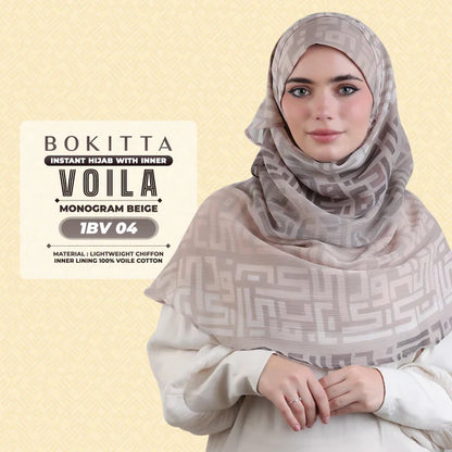 BOKITTA Monogram Voila Printed With Inner & Box Collection (1BV)