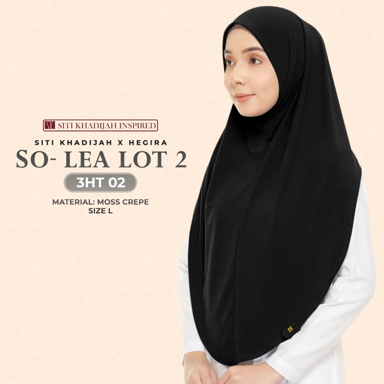 HEGIRA So-Lea Instant Hijab (Siti Khadijah X Hegira)
