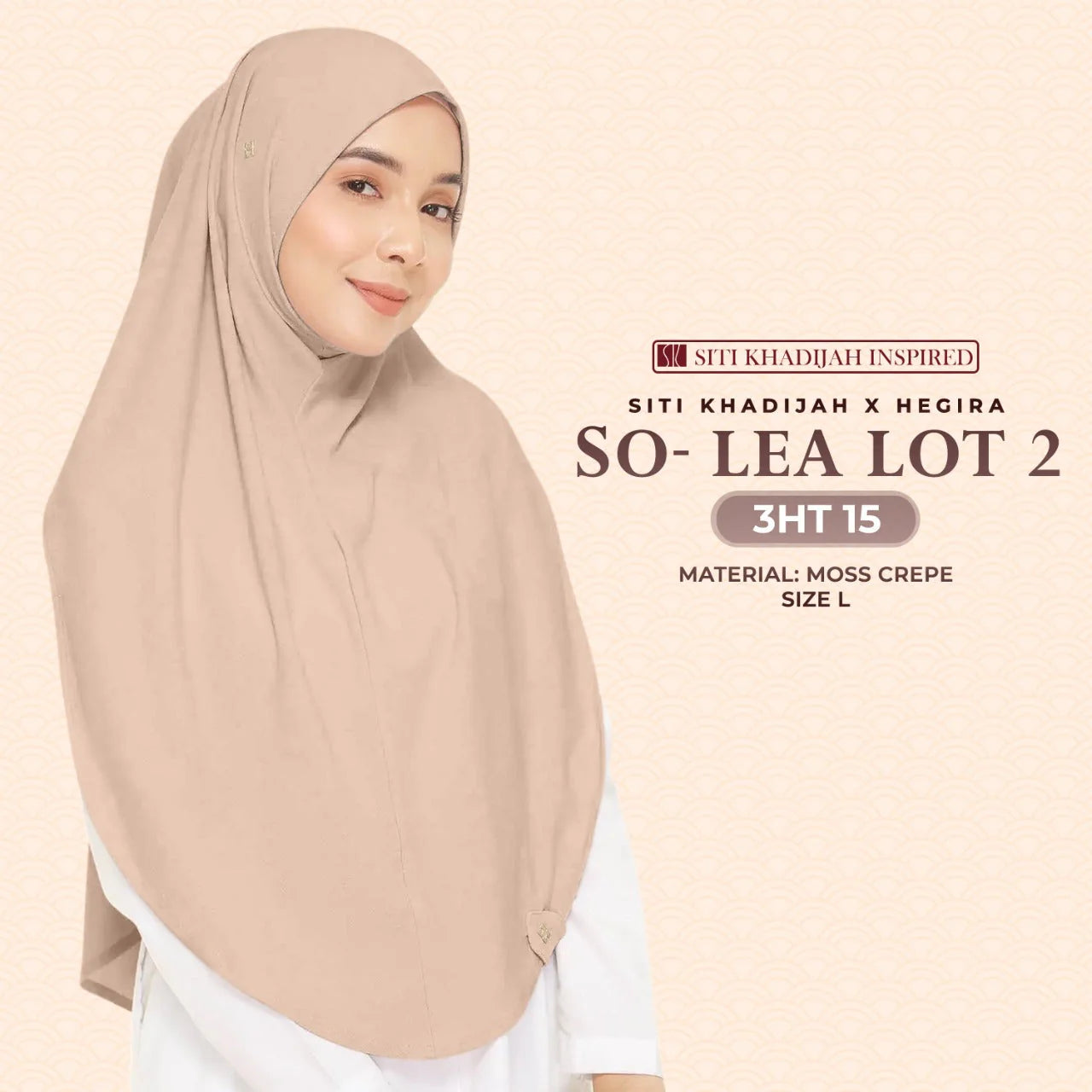 HEGIRA So-Lea Instant Hijab (Siti Khadijah X Hegira)