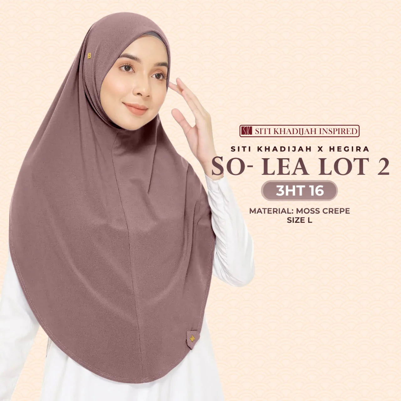 HEGIRA So-Lea Instant Hijab (Siti Khadijah X Hegira)