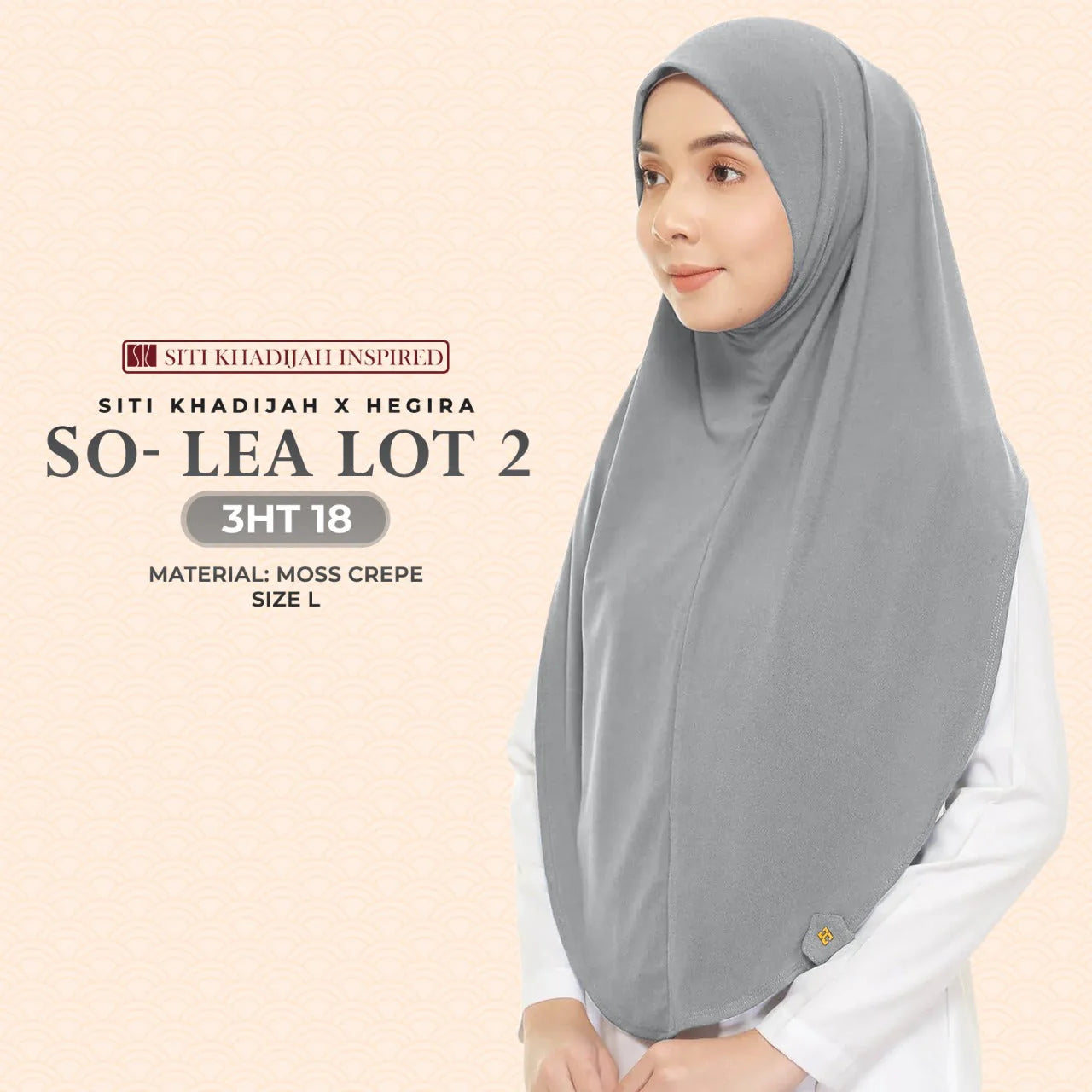 HEGIRA So-Lea Instant Hijab (Siti Khadijah X Hegira)