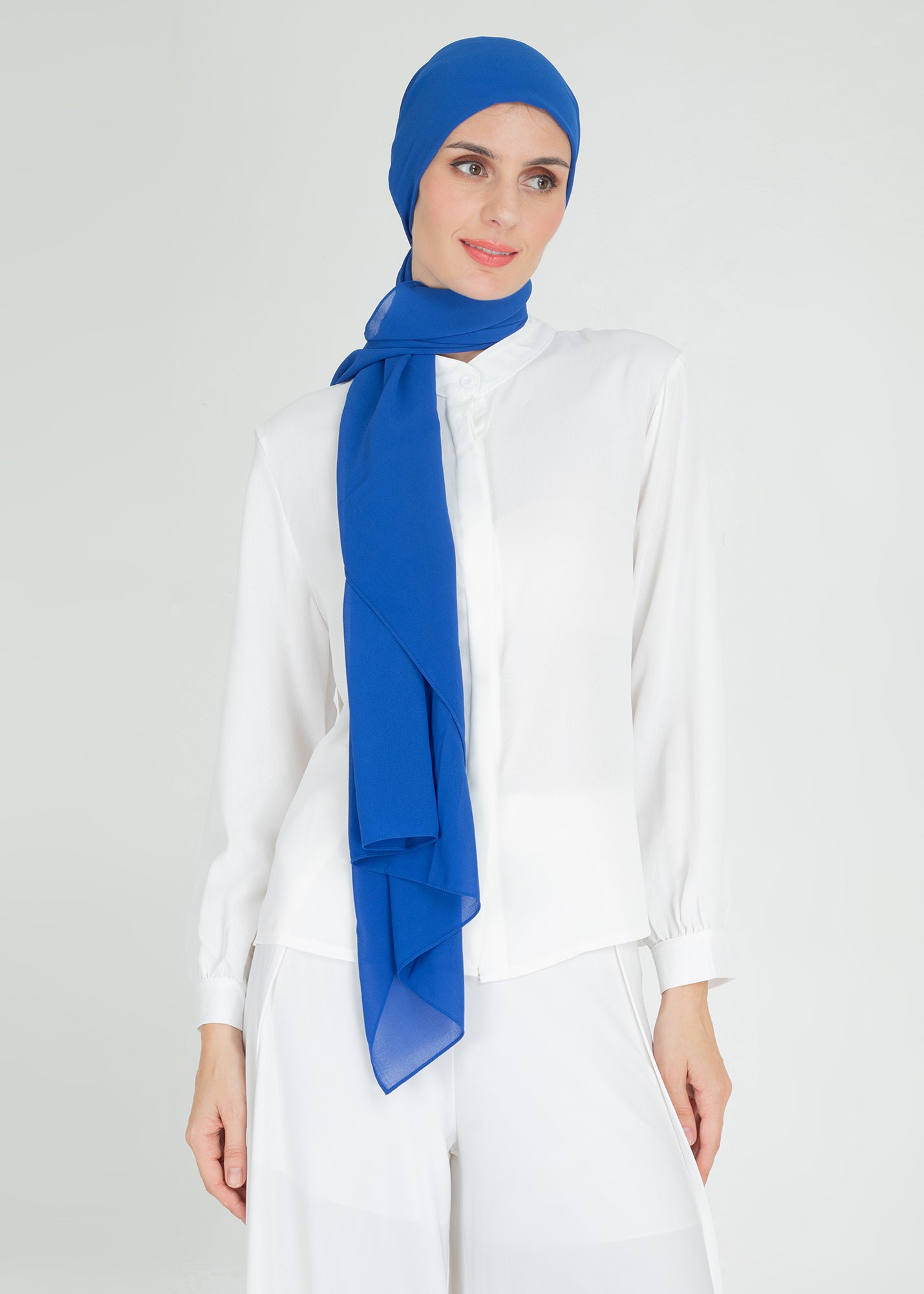 Premium Chiffon Azure (06)