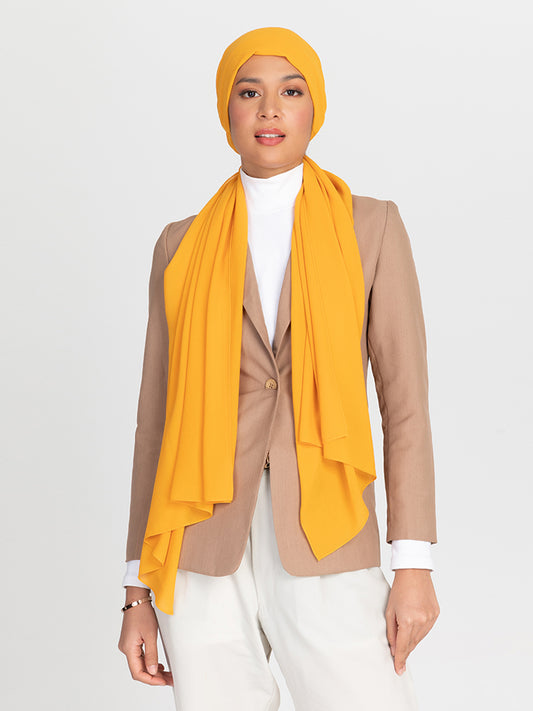 Premium Chiffon Marigold (15)