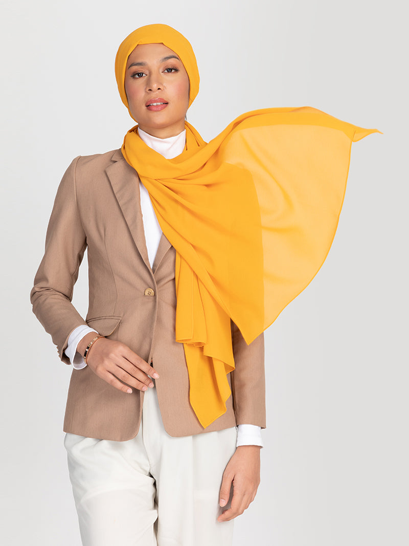 Premium Chiffon Marigold (15)